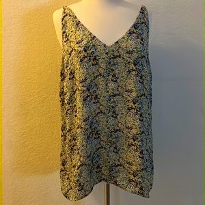CABI flower print tank top.